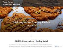 Tablet Screenshot of foodfrommichelleskitchen.com